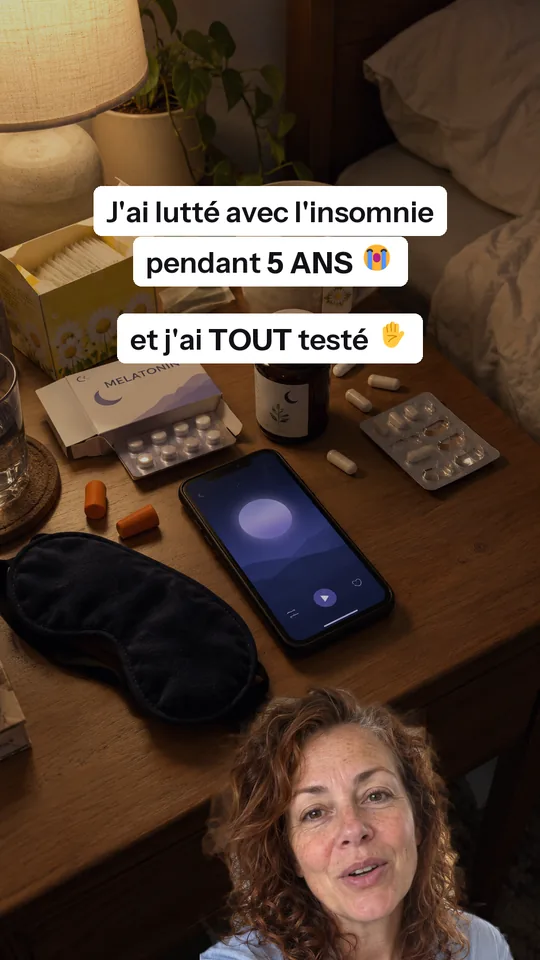 Nathalie, 48 ans, devant tout ce qu'elle a essayé pour dormir : « J'ai lutté avec l'insomnie pendant 5 ans, et j'ai tout testé ».